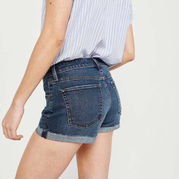 Abercrombie Low Rise Denim Shorts - Picture 3 of 6